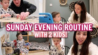 SUNDAY NIGHT ROUTINE WITH 2 KIDS | SPEND THE EVENING WITH US | EILIDH WELLS AD