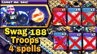 Swag Troops and Spells In Comet Bro! Challenge In Clash Of Clans | Clash Of Clans New Events