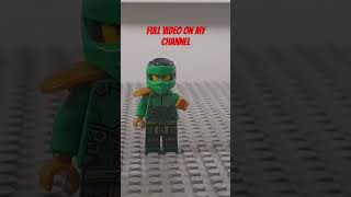 Lego ninjago Lloyd vs jay stop motion battle #lego #ninjago #stopmotion #shorts