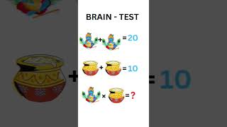 Brain Test 🧠#braintest #brainmath #geniustest #viralpuzzle #mathstricks #mathpuzzle #mathnasa