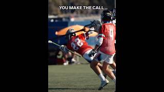 Clean hit or no? #lacrosse #sport #short