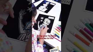 Frozen Story | Colour & Wipe art kit | Skoodle X Disney Princess | Games for kids