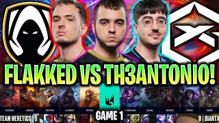 FLAKKED vs TH3ANTONIO EN PLAYOFFS! | TH vs GX Game 1 LEC PLAYOFFS 2024 ESPAÑOL LVP