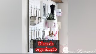 Dicas uteis para organização de ambientes: Cozinha | Quarto | Sala | Dispensa. Vamos Decorar!