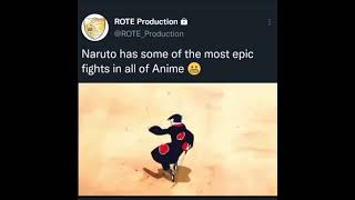 Naruto has some of the most epic fights in all of Anime #shorts