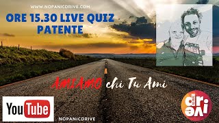 QUIZ PATENTE LIVE Argomento SEGNALI DI INDICAZIONE