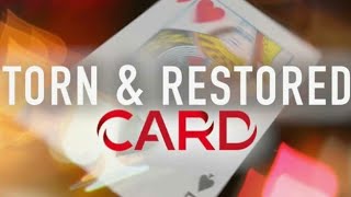 Torn and restored or is is?/gimmick card tricks