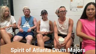 Drum Corps International 2023 Spirit of Atlanta Drum Majors Excerpt 1