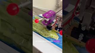 Automated vegetable packing in a factory