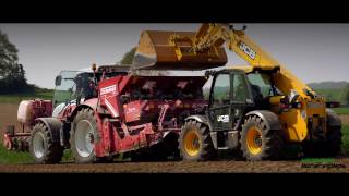 GRIMME GL 420 EXACTA | STEYR | JCB | MF | KARTOFFELN LEGEN 2017 | LU TERHARDT