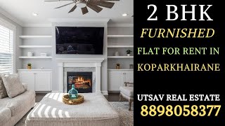 2 bhk furnished flat for Rent in Koparkhairane | 2 bhk luxury flat for Rent | #2bhk #shorts #viral