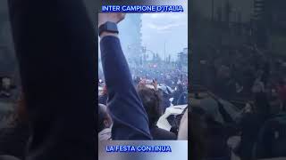 Festa scudetto Inter campione d'Italia 2024