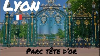 Lyon Parc tete d'or France 4K walking tour