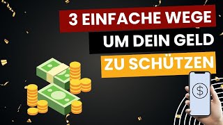 3 Wege um dein Geld vor einer Rezession oder Bankenkrise zu schützen! #bankenkrise #rezession