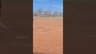 Punching holes in a five-man Infield. Granted most of them are pushed to the grass! #toohot #bayou