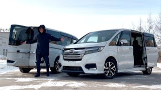 Обзор на Самый ПОПУЛЯРНЫЙ Японский Микроавтобус Honda STEPWGN с Аукциона Японии