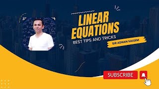 Linear Equations - By Sir Adnan - Ex-5C Q1 & Q2 NSM BK-1