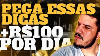 ESTRATEGIA PARA INICIANTE +R$100 POR DIA EM OPÇÕES BINARIAS