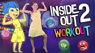 INSIDE OUT 2 Kids Workout!! (Kids Exercise With Inside Out 2 Toys!!)