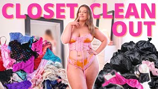 HUGE CLOSET CLEAN OUT  - CURVY PLUS SIZE UNDERWEAR EDITION 2024 👙