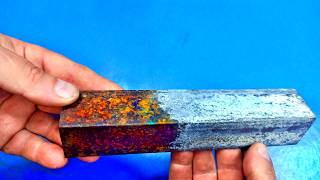 The best and cheapest rust converter, with zinc! Simple practical inventions