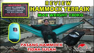 REVIEW HAMMOCK Ultralight NATUREHIKE 2P Max Weight 180KG