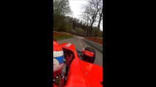 Onboard with David Hauser (Dallara GP2) - Abreschviller 2013 wet/dry