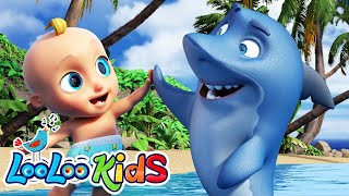 Baby Shark Doo Dooo + Kitty Cat 🦈 BEST Kids Songs - Nursery Rhymes by LooLoo Kids