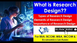 Research Design | types of research design | key elements | importance | Research Process