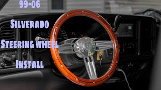 How To On 99-06 NBS GMC Sierra / ChevySilverado Billet Steering Wheel Install