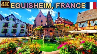 Eguisheim, France - A Journey Through France’s Medieval Gem - Walking tour 4K