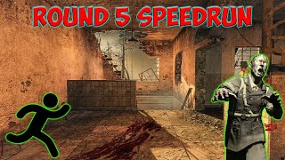 Verruckt. Round 5 Speedrun. Call Of Duty Black Ops Zombies