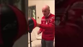 EPIC FAIL 😂😂 THE OLD MAN THOUGHT HE COULD STILL THROW HANDS 😂😂 #shorts #short #youtubeshorts