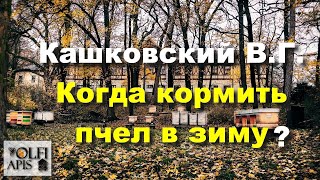 #Кашковский В.Г. Когда кормить пчел в зиму ?