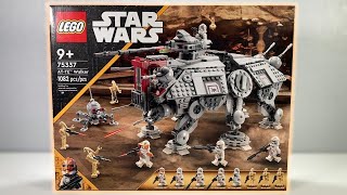 LEGO Star Wars 75337 AT-TE Walker Speed Build