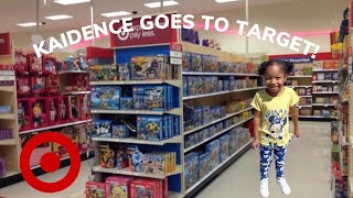 KAIDENCE GOES TO TARGET AND GETS WHAT EVER SHE WANTS! #target #ryansworld #caliplayhouse