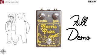 MMK Electrics Norris Fuzz DEMO + REVIEW | Burr Brown Op Amp Deluxe Drive | Guitar & 5 String Bass