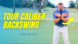 GOLF TIP | How To Make A TOUR CALIBER BACKSWING