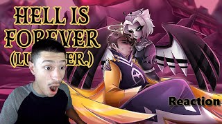 Swaggy's Here| Reaction to Hell Is Forever (Lute Ver) | Hazbin Hotel Rewrite Cover By MilkyyMelodies