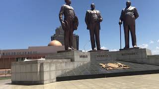 Visit to the Three Chiefs Monument (Gaborone, Botswana)