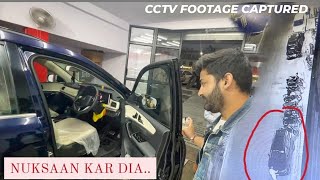 Security Guard Damaged our XUV700 😑 *cctv captured*