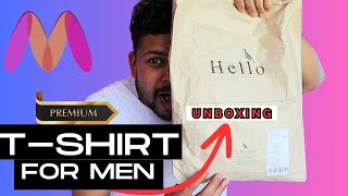 Myntra PREMIUM oversized T-shirt | Unboxing & Review | Best Oversized T-shirt for men under 500/-