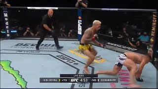 Oliveira knocked out Chandler full video! Полный видео нокаута!