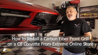 How to Install a Carbon Fiber Front Grill on a C8 Corvette