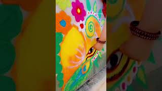 Rangoli jay ganesh deva #rangoli #rangolidesigns #shorts #viralvideo