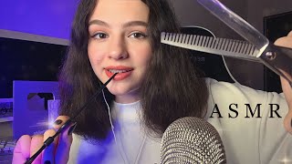 АСМР ПАРИКМАХЕР 💘 *постригу и причешу* ✂️