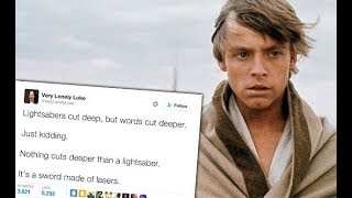 Luke Skywalker quiere comprar Twitter para bloquear la cuenta de Trump