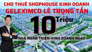 Cho Thuê Nhà Geleximco Lê Trọng Tấn Hoàn Thiện Đẹp (Mặt Phố Lê Trọng Tấn, Cửa Để 10 Ô Tô)