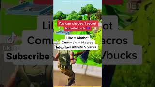 Funny Fortnite TikTok | What Fortnite Hack are you choosing? #shorts #fortnite #vbucks