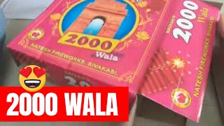 2000 WALA | Diwali WALA | Biggest Crackers Purchase | Crackers Unboxing 2021 | 2000 GARLANDS